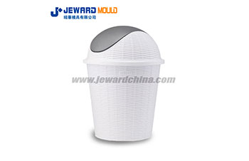 Rattan Dustbin Mould With Swing Cover