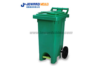 60L Wheeled Garbage Bin Mould With Pedal