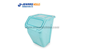 Garbage Bin With Turning Lid Mould
