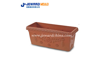 Rectangular Flower Pot With Inner Saucer Mould