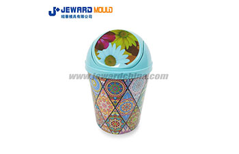 Round IML Dustbin Mould With Swing Cover