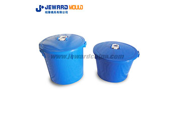 Round Dustbin Mould With Cover