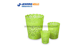 Round Storage Basket Mould With European Pattern Style