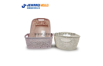 Storage Basket Mould With Flower Pattern