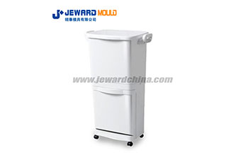 45L Two Layer Sorting Dustbin Mould